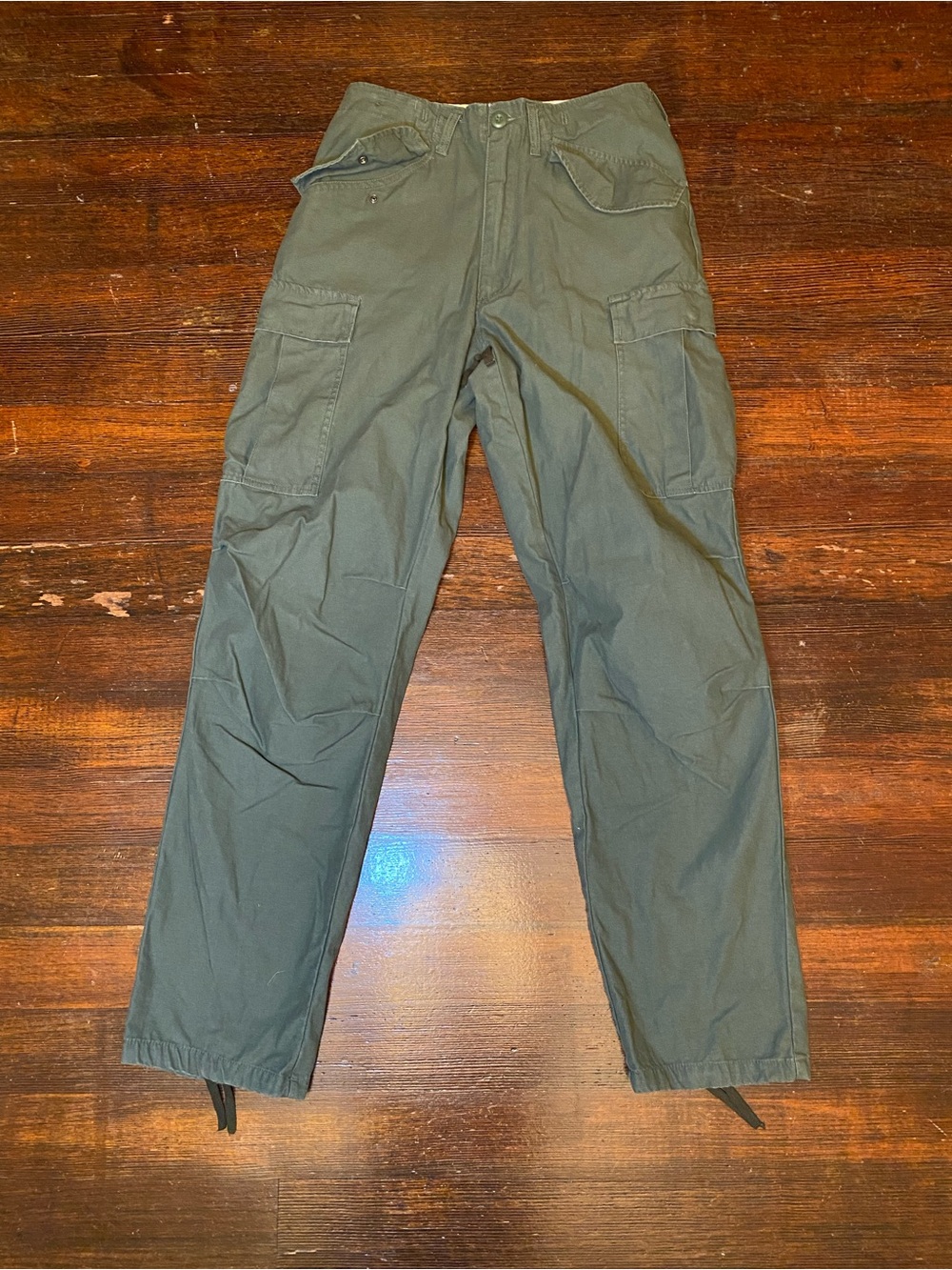 EUC True Vintage US Army Men’s Cargo Pants Small Regular 100% Cotton Khaki Green